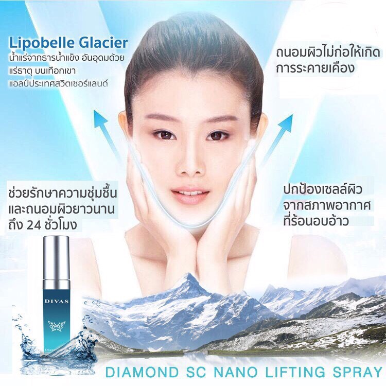 Divas Diamond SC Nano Lifting Spray